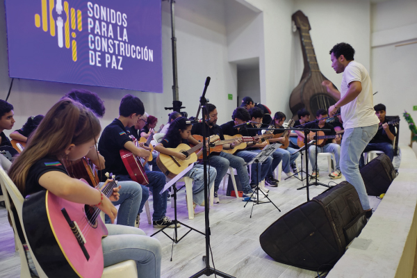 sonidos para la construccion de paz