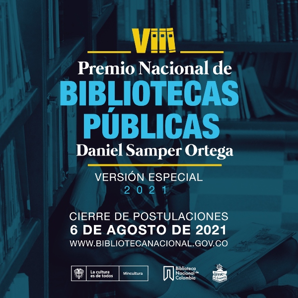 Premio Nacional de Bibliotecas Públicas Daniel Samper Ortega 2021