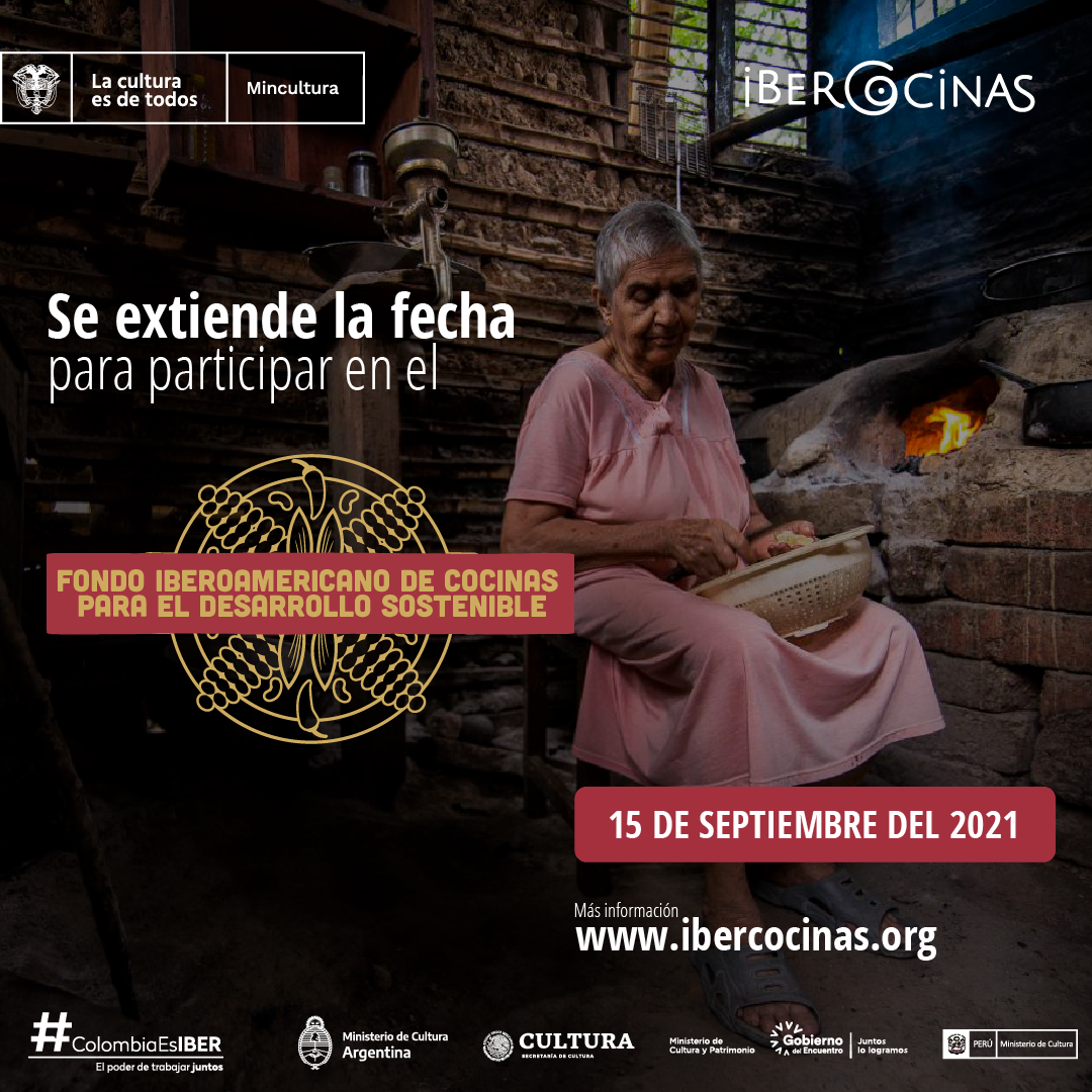 Imagen de la convocatoria del Fondo Iberoamericano de Cocinas para el Desarrollo Sostenible 